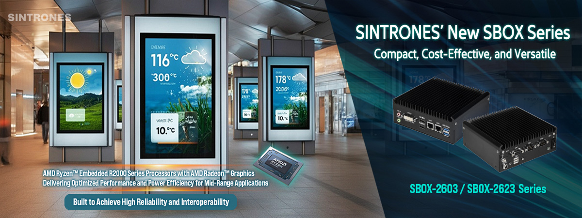 Sintrones SBOX-2603/SBOX-2623: Compact Powerhouse for Demanding Applications