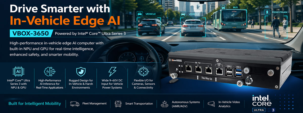 Driving the Future of In-vehicle AI: SINTRONES VBOX-3650 Series